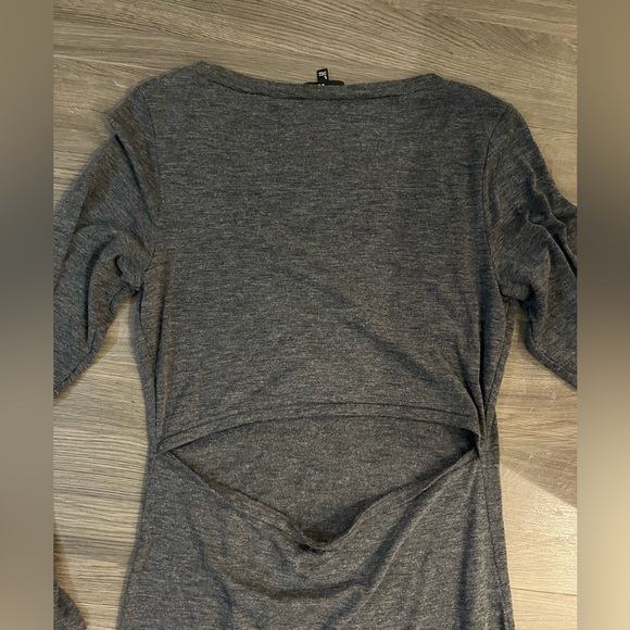 Wilfred Free - Grey body con dress with back cut out - Picture 3 of 4